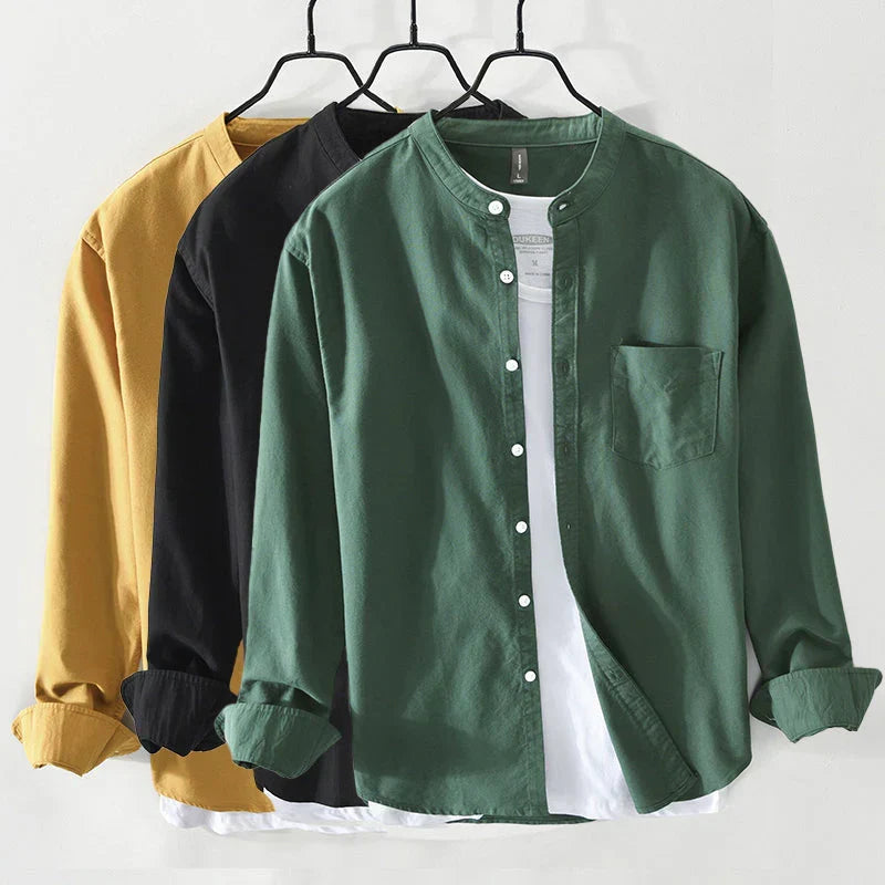 Preston Minimal Collar Shirt