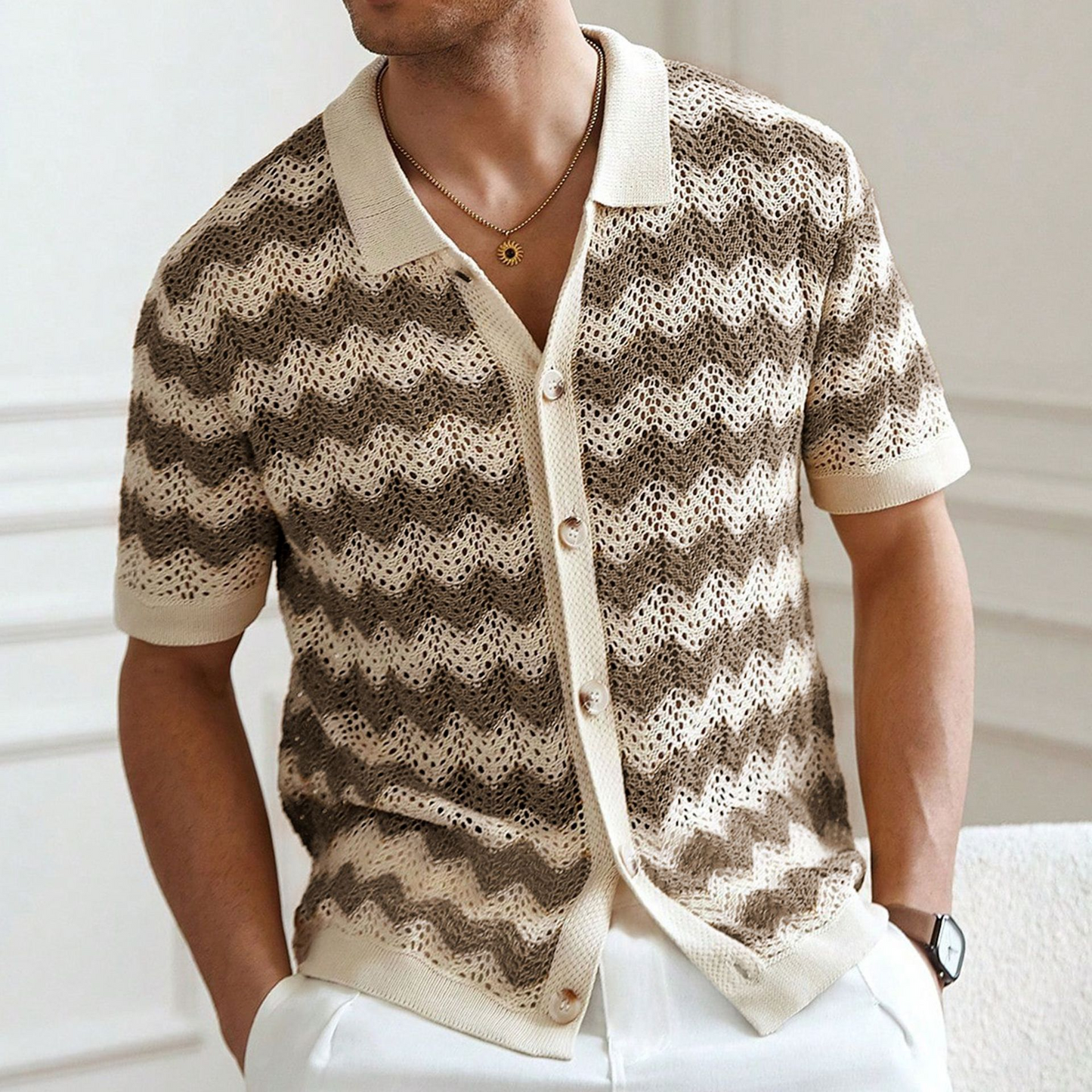 Tom Crawford Knit Shirt