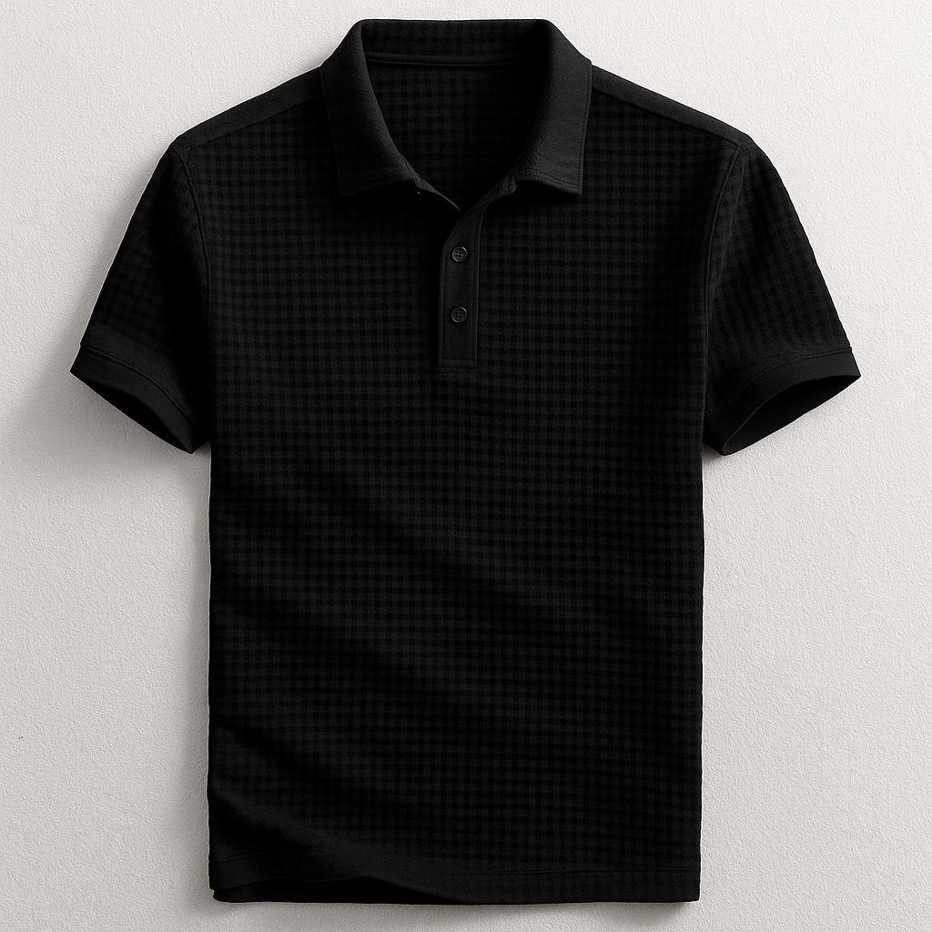 Lucas Waffle Polo Shirt