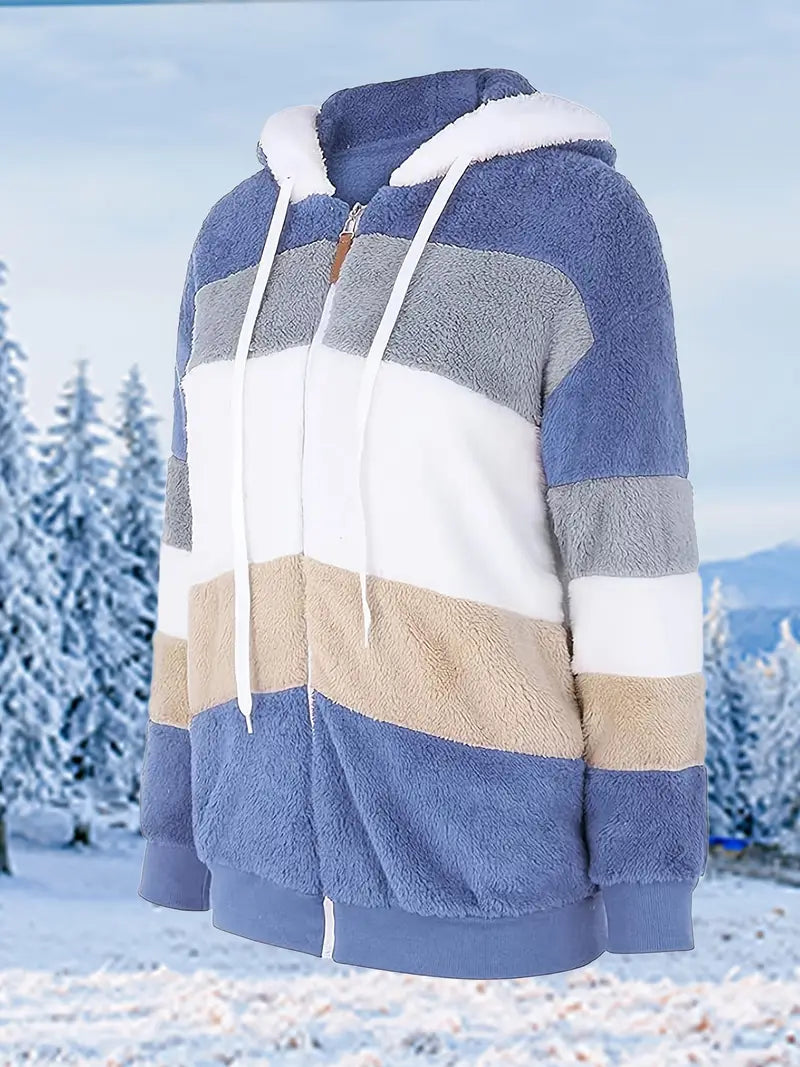 Astoria Plush Zip-Up Jacket