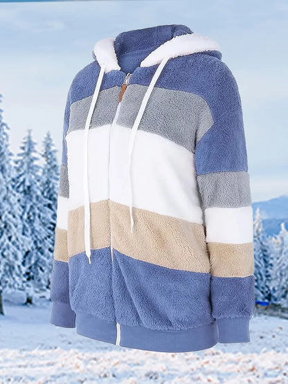 Astoria Plush Zip-Up Jacket