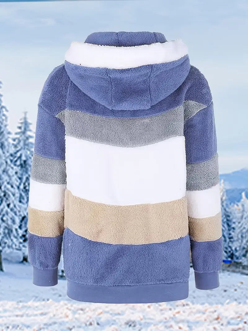 Astoria Plush Zip-Up Jacket