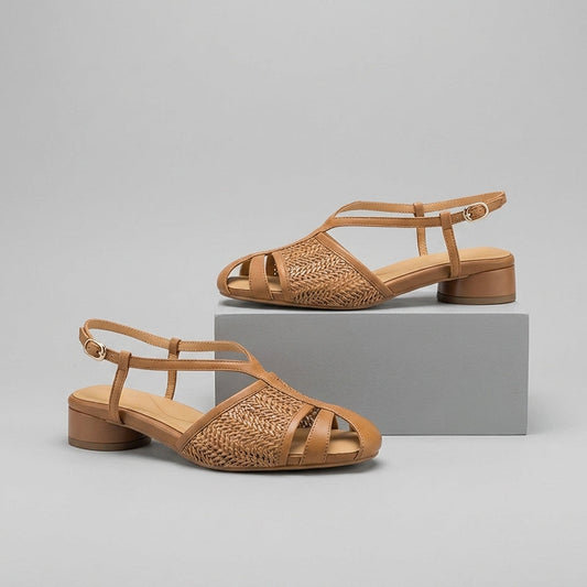 Mara Woven Slingback Sandal