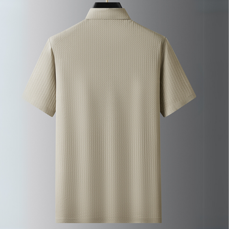 Luca Ferretti Texture-Zip Polo