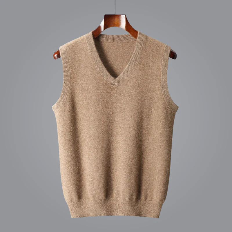Knox V-neck Cashmere Vest