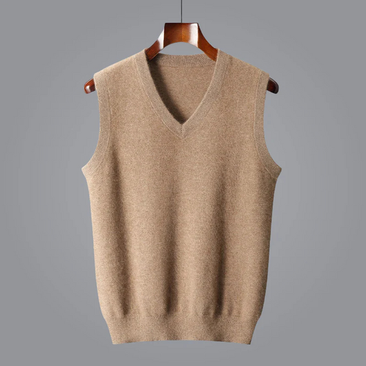 Knox V-neck Cashmere Vest