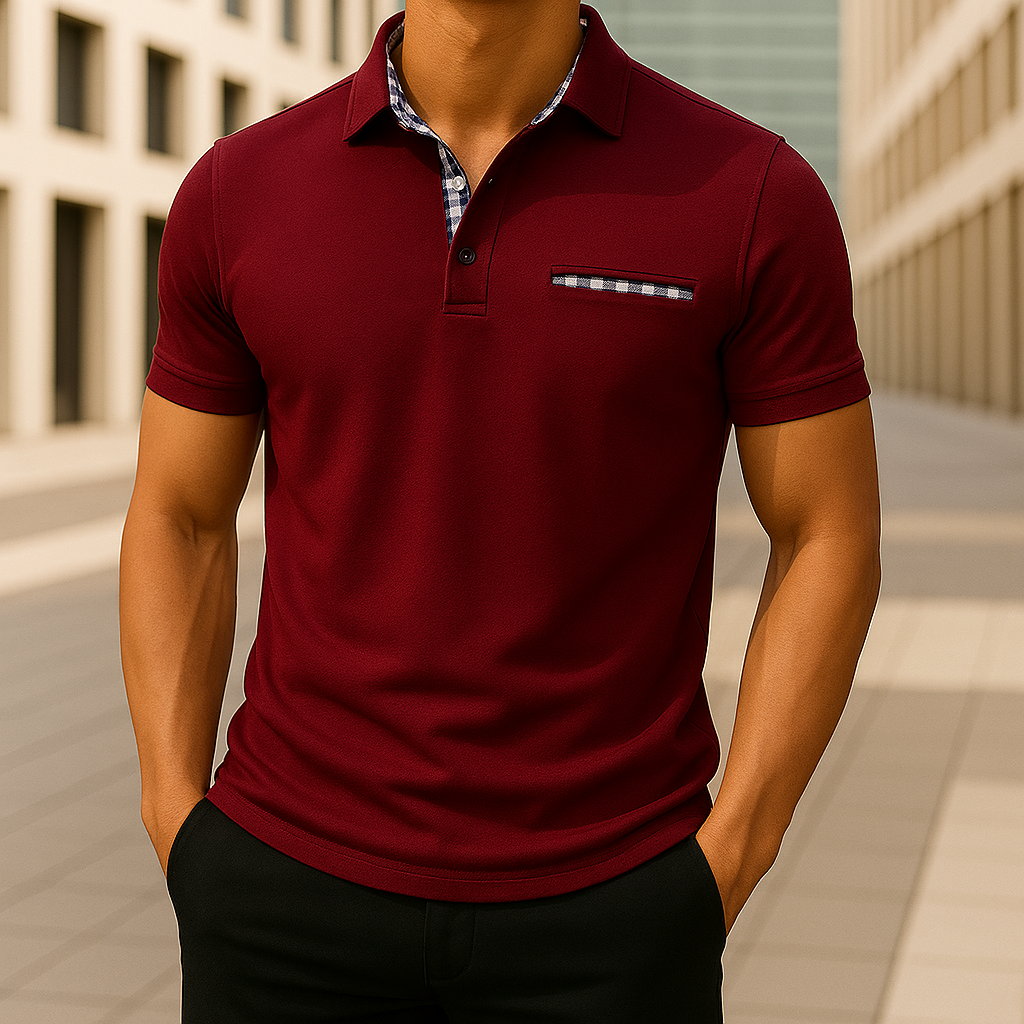 Hudson Gingham Polo Shirt