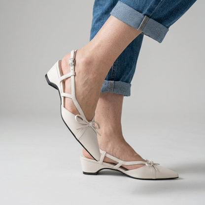 Lana Bow Pointed Slingback