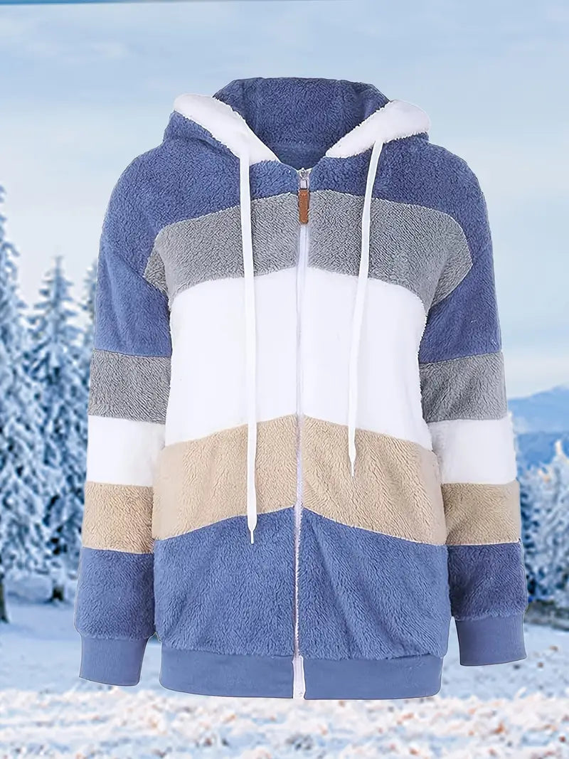 Astoria Plush Zip-Up Jacket