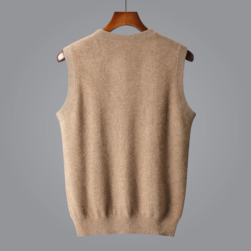 Knox V-neck Cashmere Vest