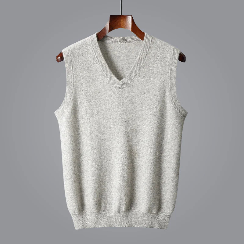 Knox V-neck Cashmere Vest