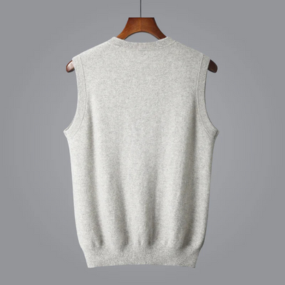 Knox V-neck Cashmere Vest
