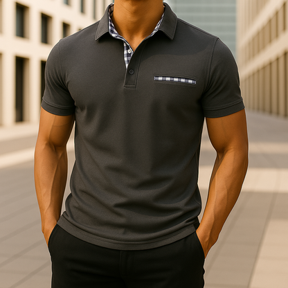 Hudson Gingham Polo Shirt