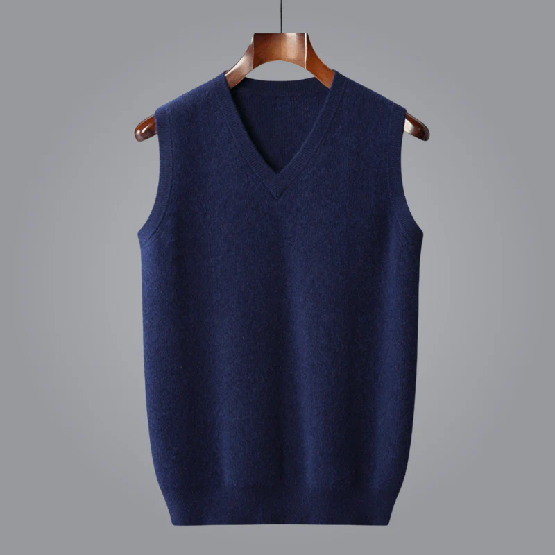 Knox V-neck Cashmere Vest