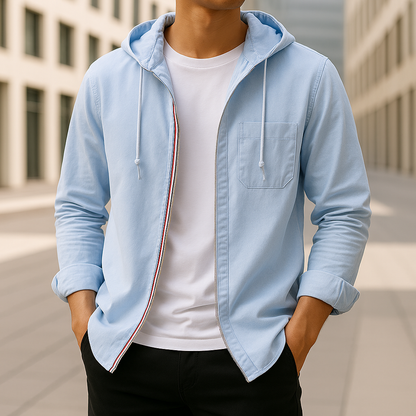 Chelsea Linen Hoodie Shirt