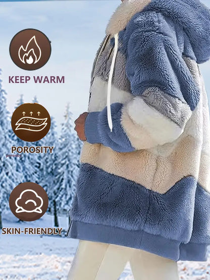 Astoria Plush Zip-Up Jacket