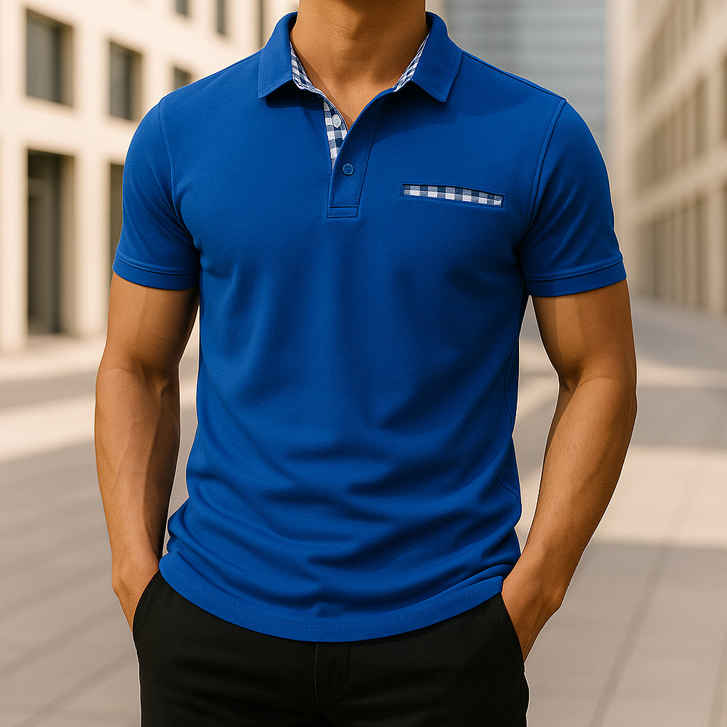 Hudson Gingham Polo Shirt