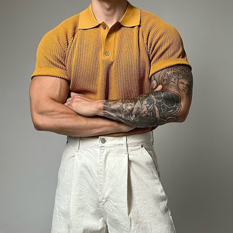 Hudson Waffle Polo Shirt