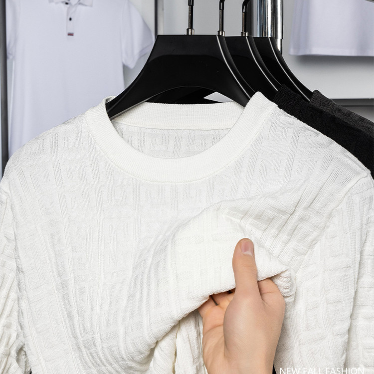 Ansel Monogram Knit Shirt