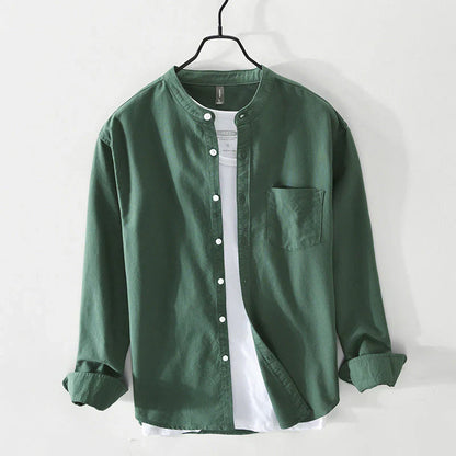 Preston Minimal Collar Shirt