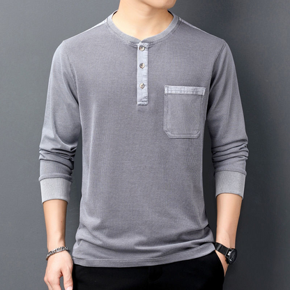 Hampton Waffle Henley Shirt