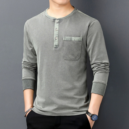 Hampton Waffle Henley Shirt