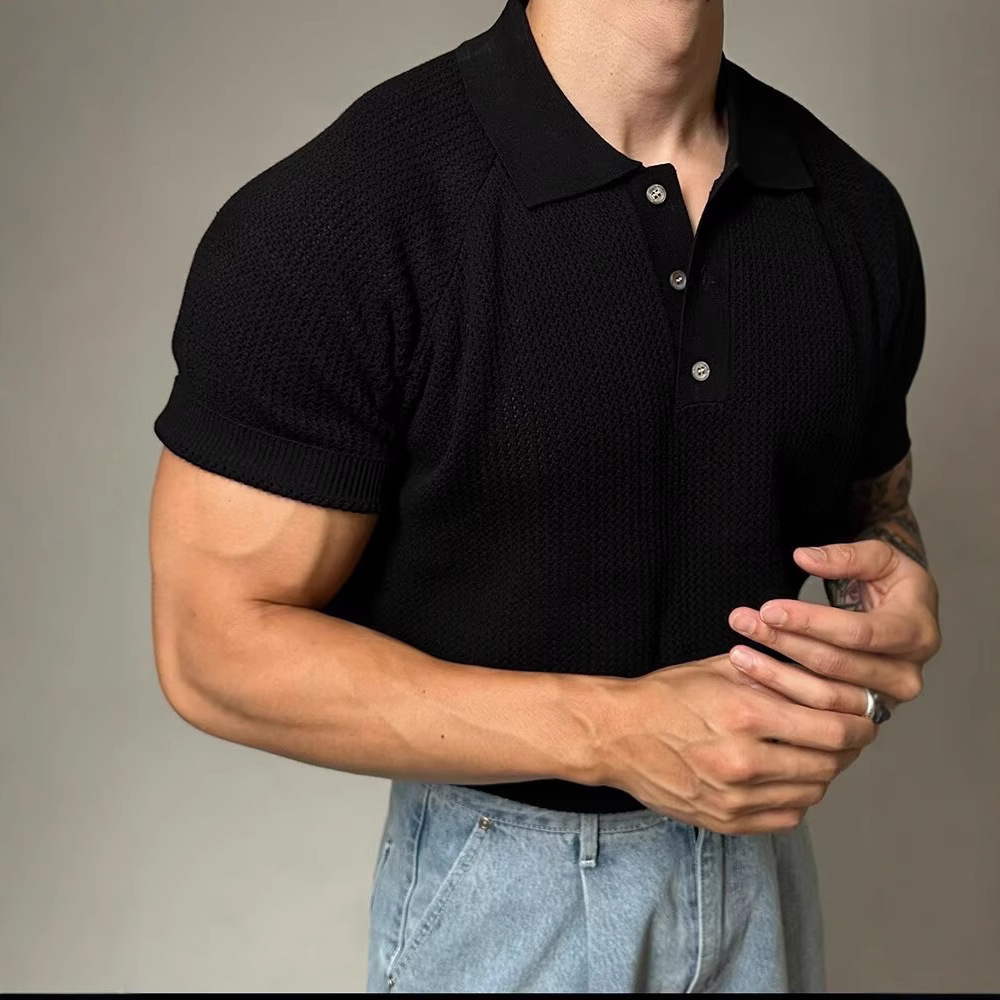 Hudson Waffle Polo Shirt