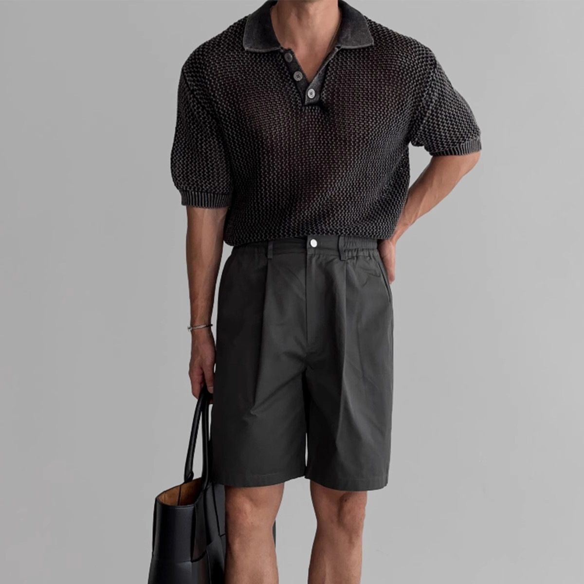 Harvey Waffle Polo Shirt