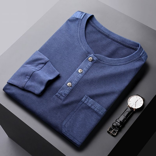 Hampton Waffle Henley Shirt