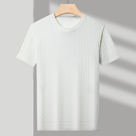 Ansel Monogram Knit Shirt