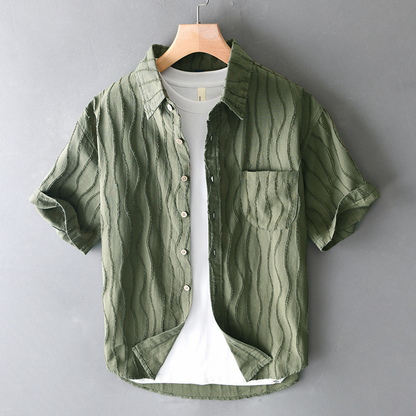 Pierre Laurent Textured Shirt