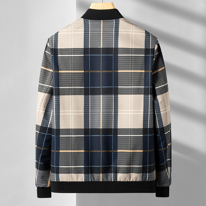 Ansel Plaid Bomber Jacket