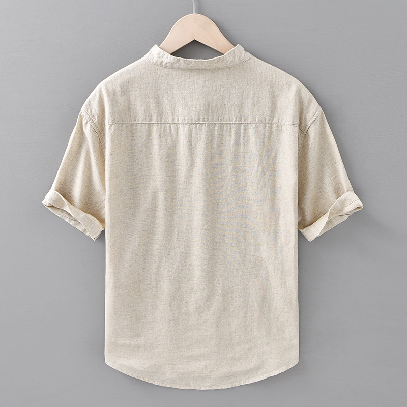 Calypso Henley Linen Shirt