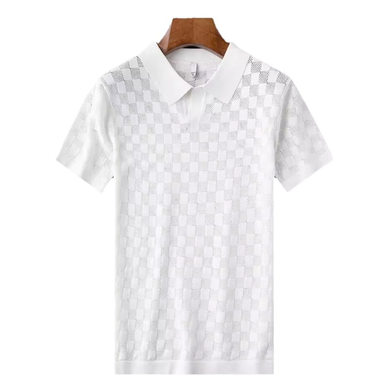 Ansel Checkered Polo Shirt