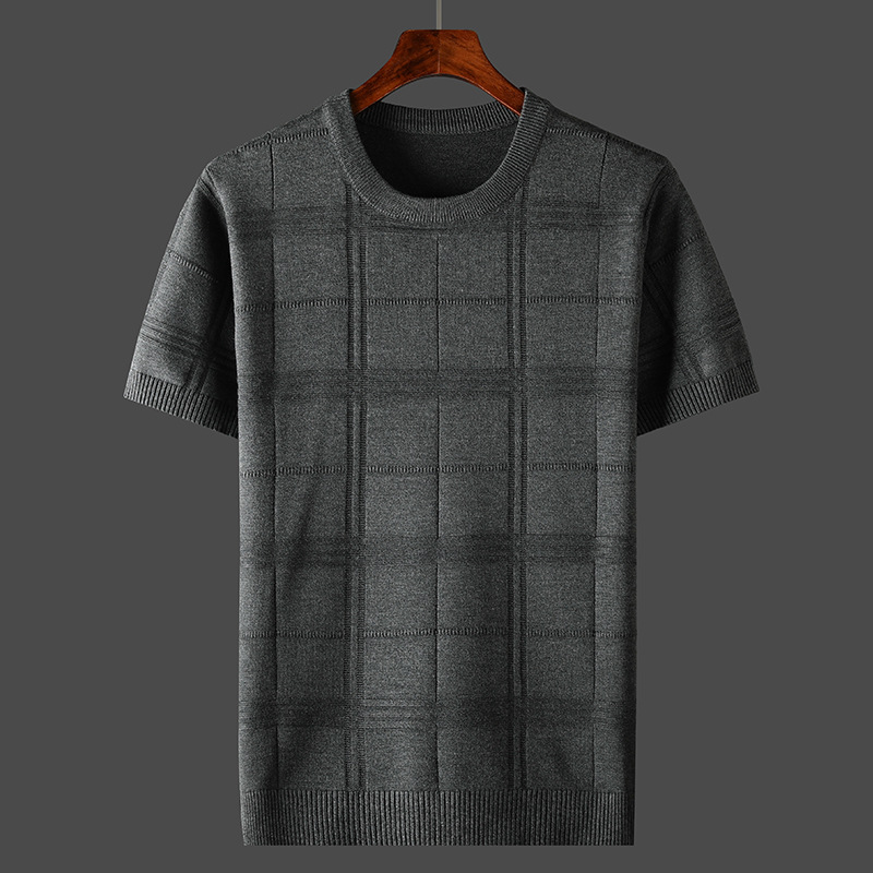 Bergamo Checked Knit Tee
