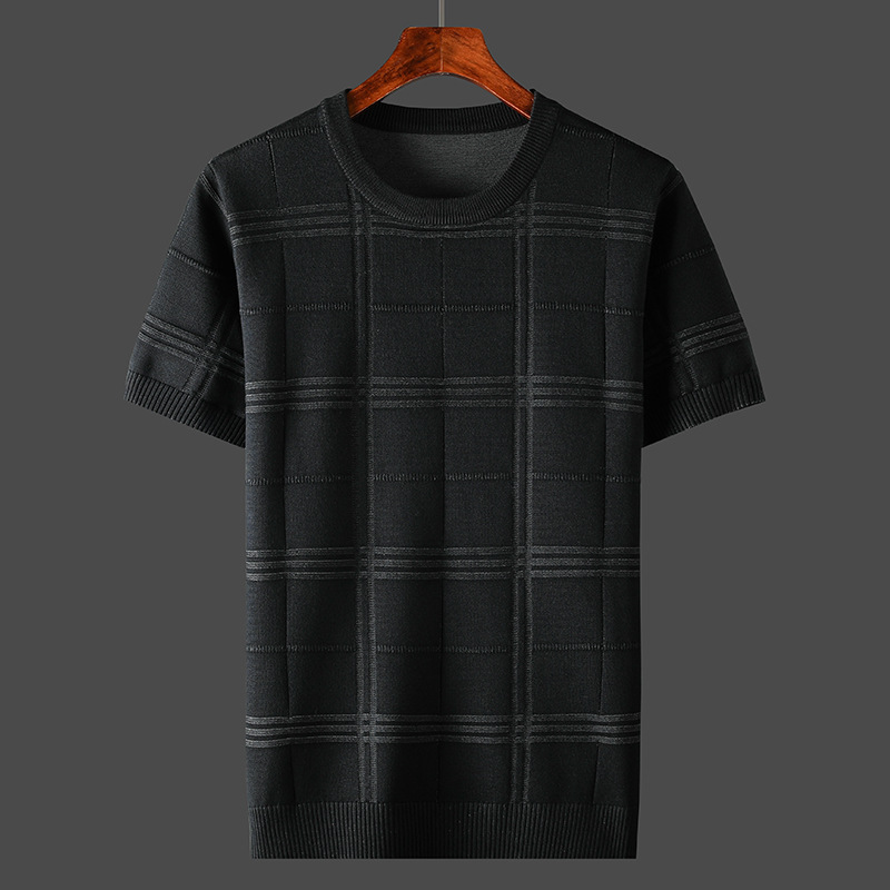Bergamo Checked Knit Tee