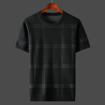 Bergamo Checked Knit Tee