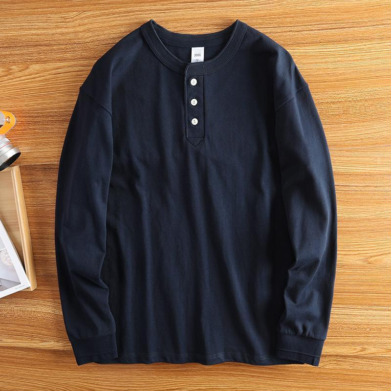 Aldo 3-button Crewneck Pullover