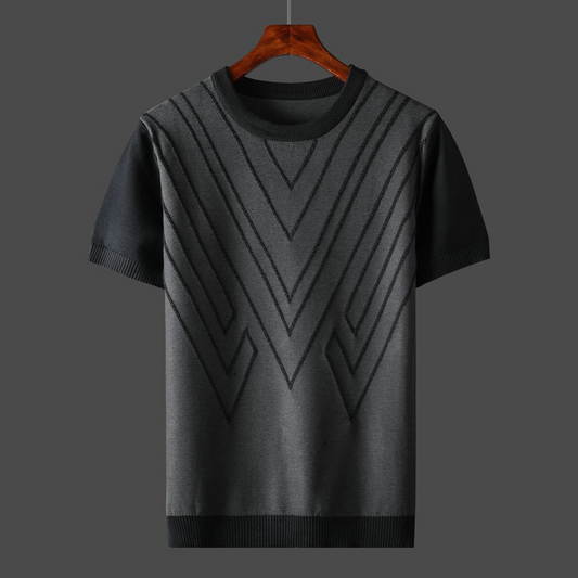 Liam Chevron Knit Tee
