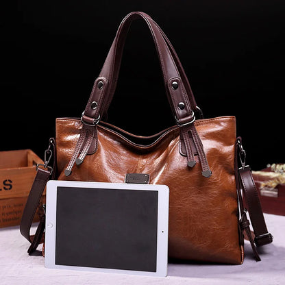 Maison Clara Leather Tote Bag