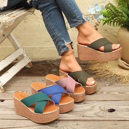 Jess Platform Wedge Sandal