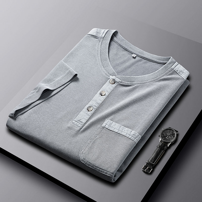 Hudson Waffle Knit Henley