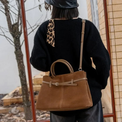 Elodie Suede Tote