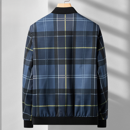 Ansel Plaid Bomber Jacket