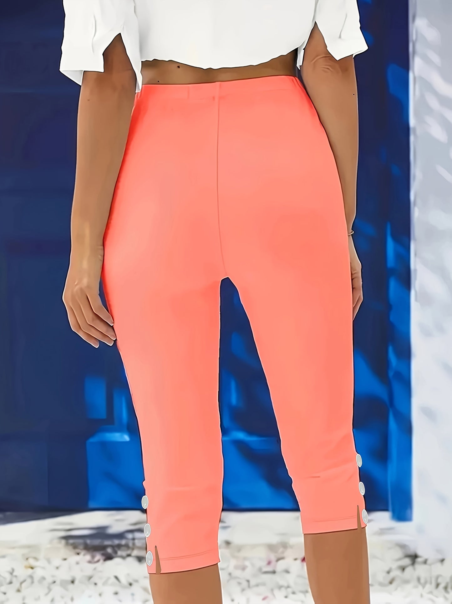 Clara Polished Stretch Capri