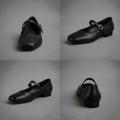 Winona Woven Mary Jane Flat