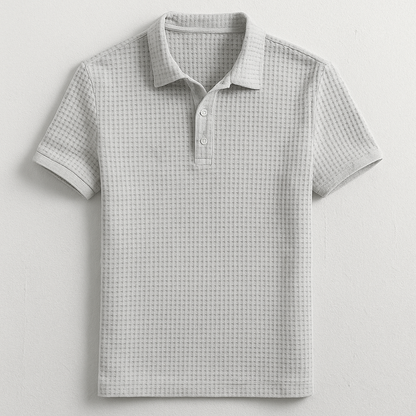 Lucas Waffle Polo Shirt